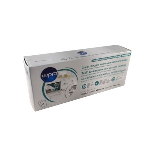 Средство от накипи Wpro для стиральных и посудомоечных машин (12 пакетов)
