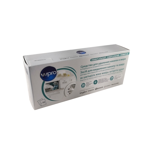 Средство от накипи Wpro для стиральных и посудомоечных машин (12 пакетов)