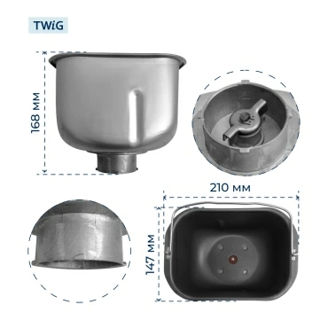 Ведро, емкость, чаша, форма для хлебопечки Kenwood KW712988