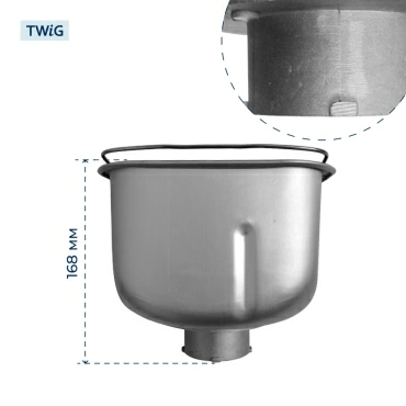 Ведро, емкость, чаша, форма для хлебопечки Zelmer BM-1000