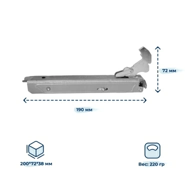 Петля двери для духовки, кронштейн Gorenje 432792