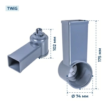 Корпус шинковки для мясорубки Polaris 0084098