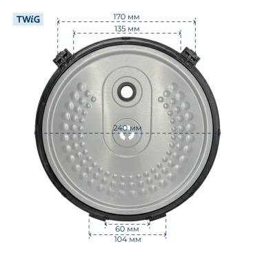 Крышка внутренняя для мультиварки Polaris, Redmond