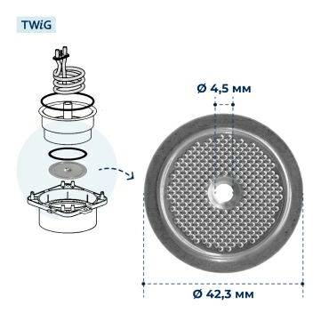 Фильтр бойлера для кофемашины DeLonghi 6032107100