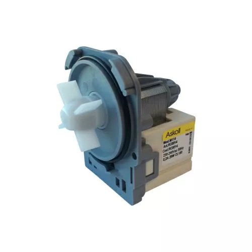 Насос для стиральной машины Askoll M114, 25W, 3 защелки, клеммы назад