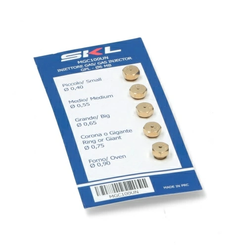 Набор жиклёров Zanussi на баллонный газ WO407