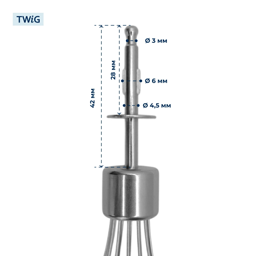 Насадка-венчик для блендера Braun, Polaris, Redmond